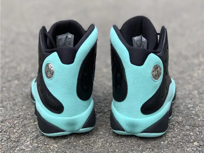 Cheap Kickmax Jordan Green 414571-030 Air 13 Black Island Retro 0602